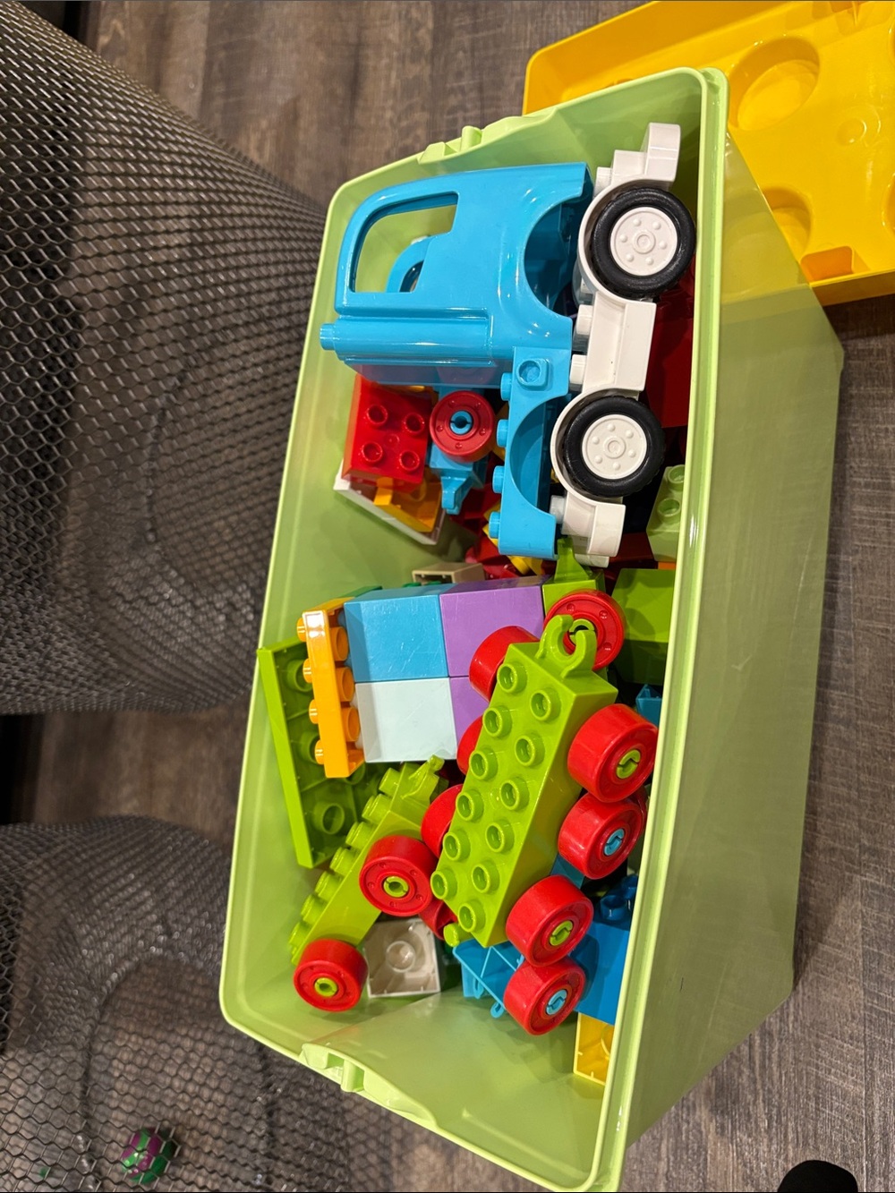 Duplo alphabet train. With many extra pieces.